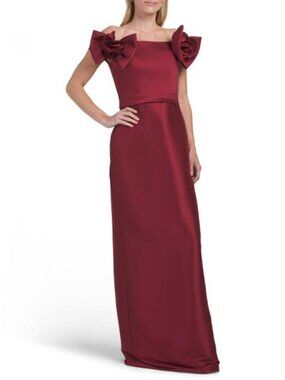 RENE BY RENE RUIZ Off The Shoulder 3d Gown